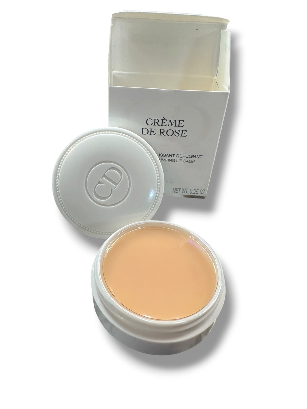 Dior Crème de Rose Plumping Lip Balm - Pale Tint NIB